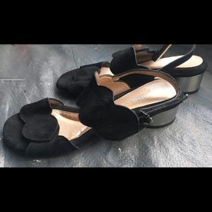 Beautifeel Black Heeled Sandals